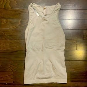 Adidas by Stella McCartney workout top in light gray. Size small.